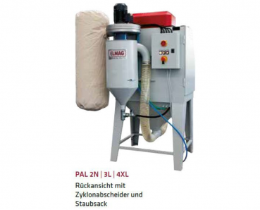 ELMAG Sandstrahlkabine PAL-4XL (inkl. Absaugzyklon + Staubsack)